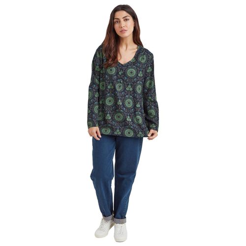 Adini Alyssa Top Khota Print